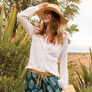 Cassatt Pointelle Cardigan. Petite